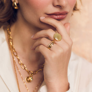 carrie elizabeth Yellow Sapphire Organic Statement Ring