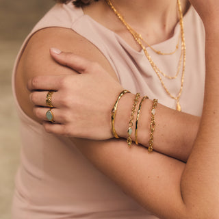 Carrie Elizabeth molten bangle