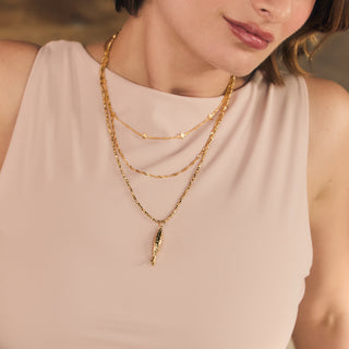 carrie elizabeth Soleil Chain Necklace