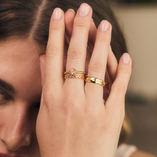 carrie elizabeth leaf ring