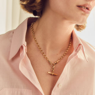 chunky gold albert chain