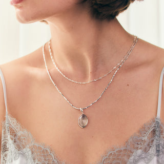 Carrie Elizabeth green amethyst pendant