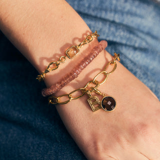 gold chunky bracelet 