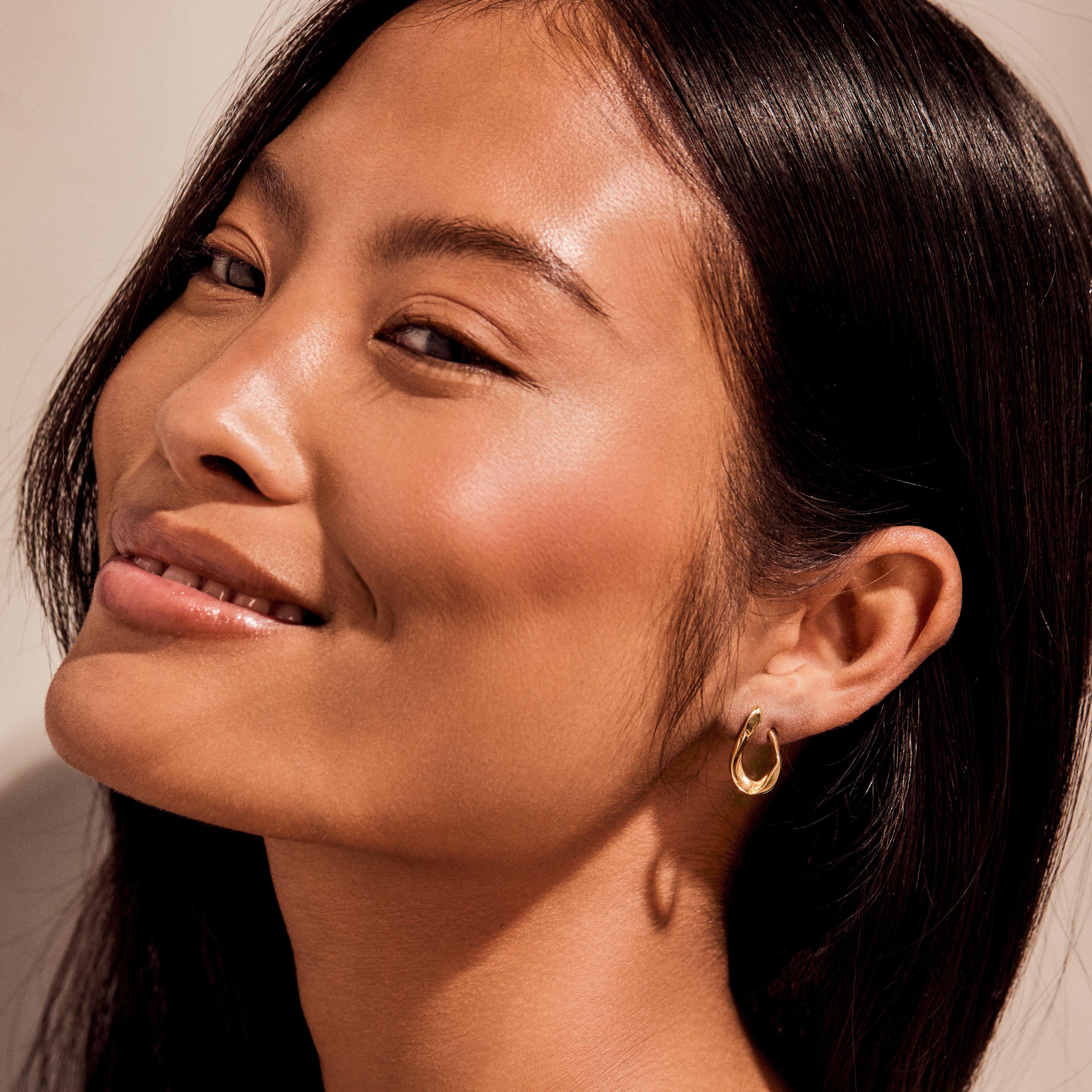 Molten Teardrop Earrings