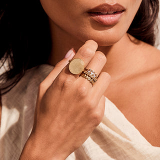 Olive Quartz Ring