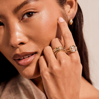 Laurel Leaf Stacking Band