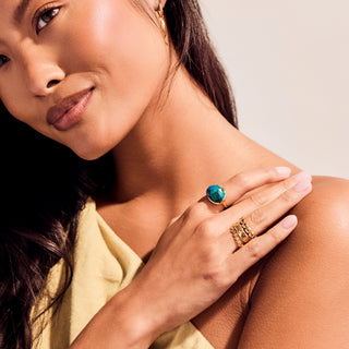 Edie Chunky Molten Ring