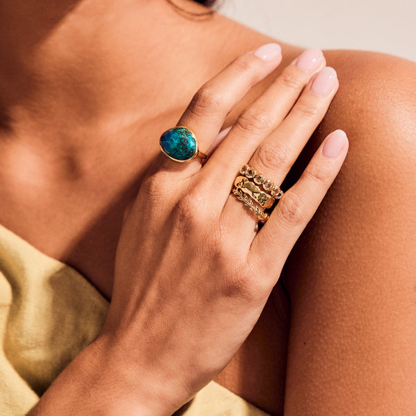 Laurel Leaf Stacking Band