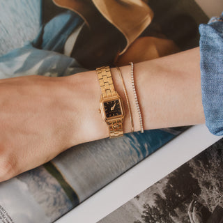 gold Layla Hawks Eye Vintage Watch 