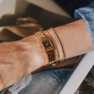 gold vintage watch