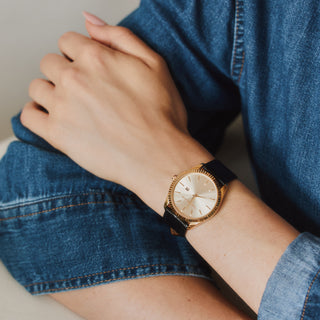 Orla Luxe Embossed Leather Watch
