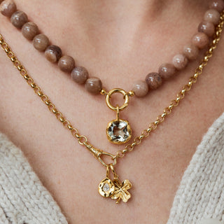 gold Four Leaf Clover Charm