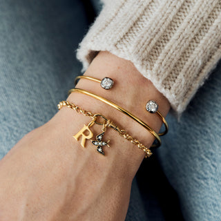 Georgian Moissanite Cuff Bracelet