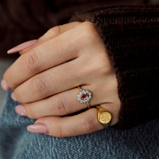 Audrey Garnet Ring
