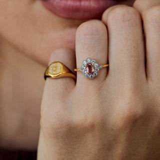 Audrey Garnet Ring