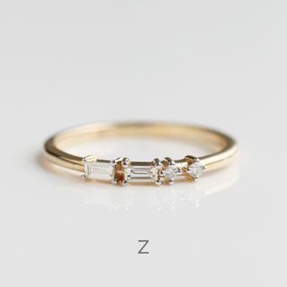 Morse Code Diamond Ring - PRE ORDER