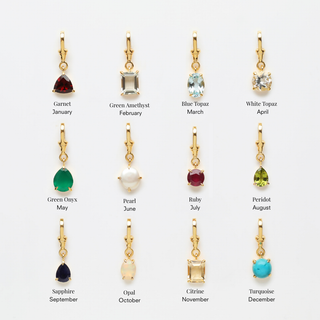 Carrie Elizabeth Birthstone Pendant