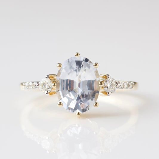 sapphire and diamond exclusive engagement ring