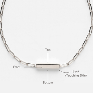 Your Safe Space Engravable Bar Bracelet