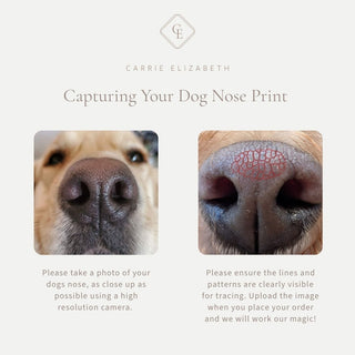 Custom Made Dog Nose Print Signet Ring