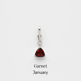 January birthstone pendant