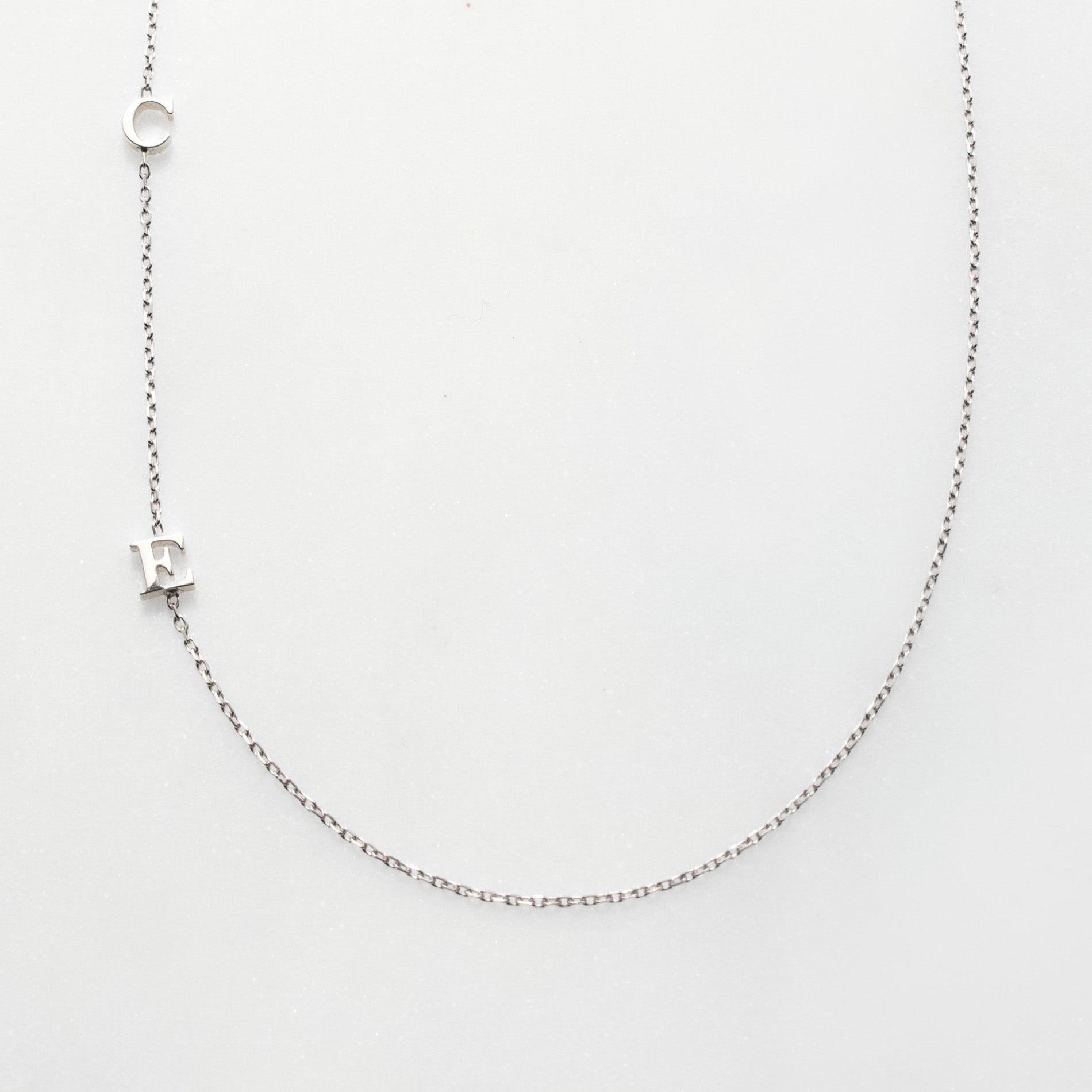 Engraved Necklace Initial Necklace Selfridges Initial Letter