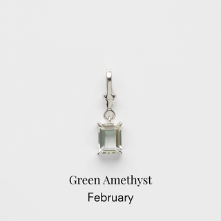 February birthstone pendant