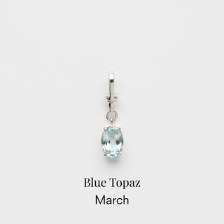 March birthstone pendant