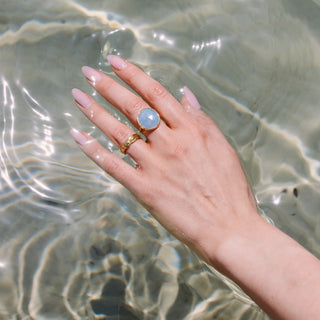 gold statement ring