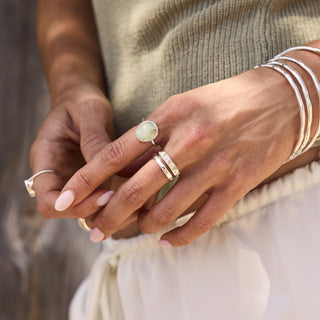 Izar Opal & Diamond Band