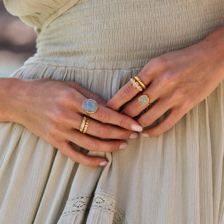 gold vermeil rings