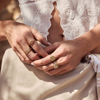 Kaia Lemon Quartz Ring