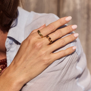Andie Molten Smokey Quartz Ring