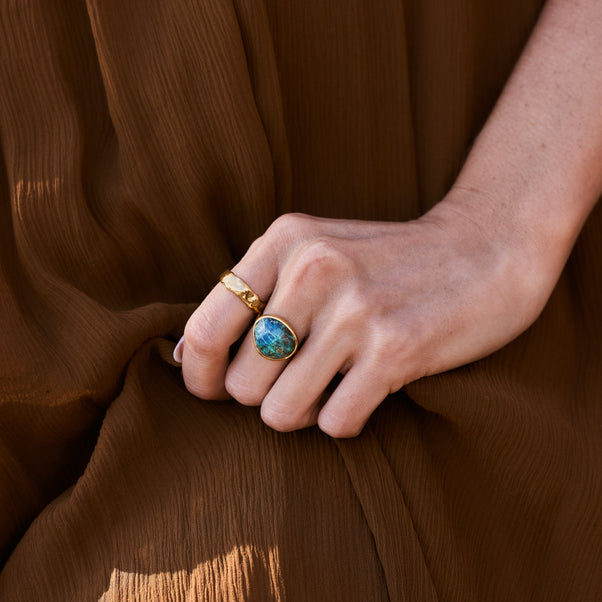 Azurite Ocean Ring