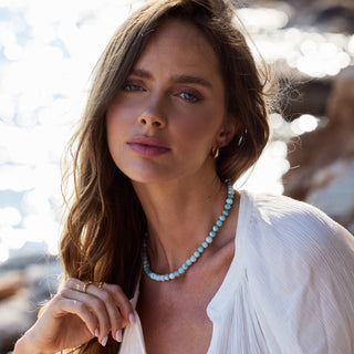 round beaded necklace