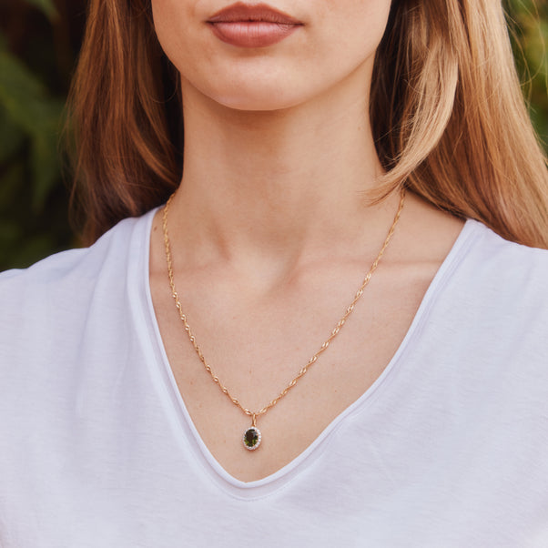 Lydia Millen Evergreen Vintage Gemstone Charm