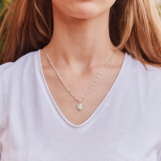 Lydia Millen Evergreen Oak Leaf Charm