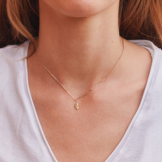 Lydia Millen Evergreen Oak Leaf Charm