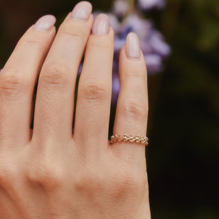 Lydia Millen Evergreen Ivy Leaf Ring