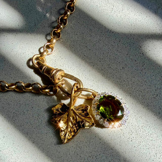 Lydia Millen Evergreen Ivy Leaf Charm