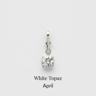 April birthstone pendant