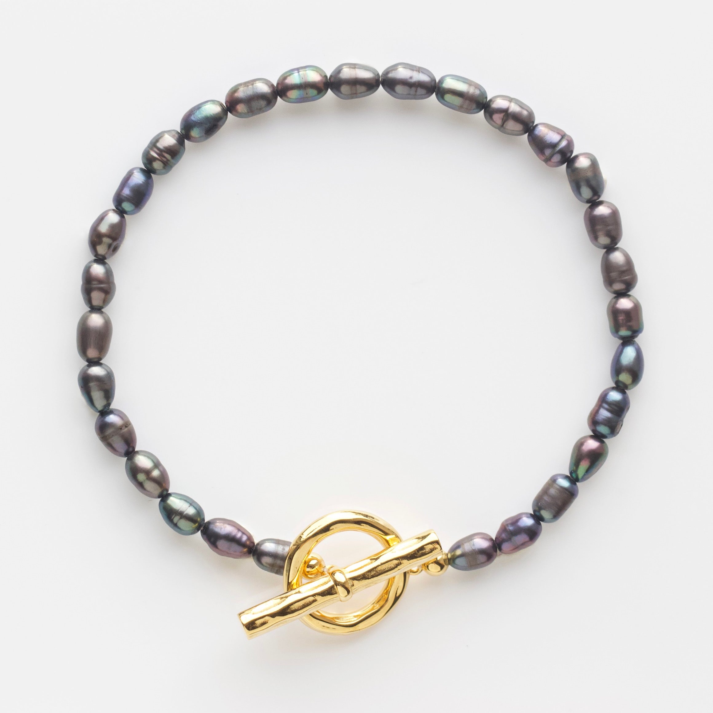 Lava Niazy pearl bracelet / golden for men