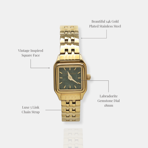 Louise Thompson Chapters Labradorite Vintage Watch