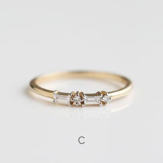 Morse Code Diamond Ring - PRE ORDER