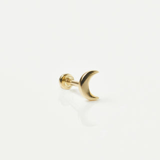 Crescent Moon Single Earring