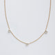 carrie elizabeth diamond initial personalised necklace in solid gold