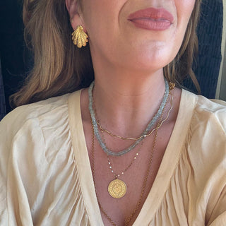 Icon Large Aztec Coin Pendant