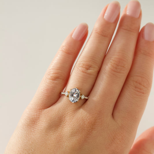 sapphire and diamond exclusive engagement ring