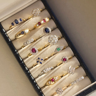 vintage ruby and diamond vintage ring