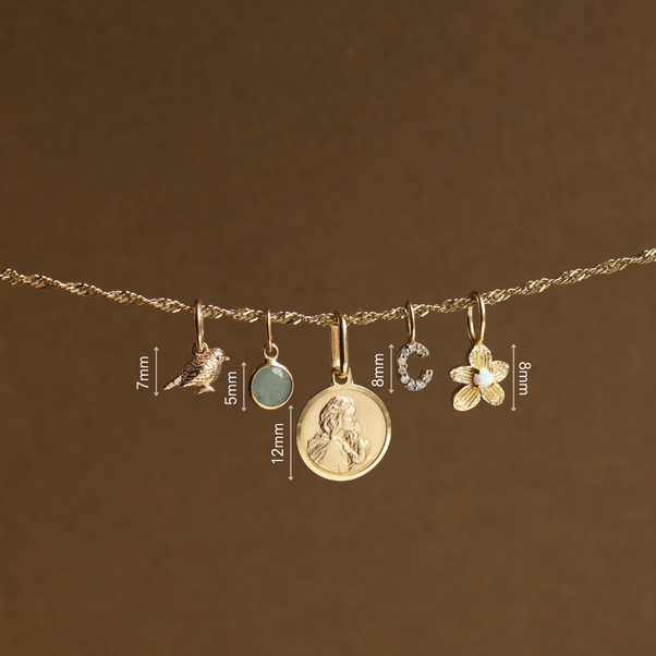 Treasured Birthstone Flower Charm